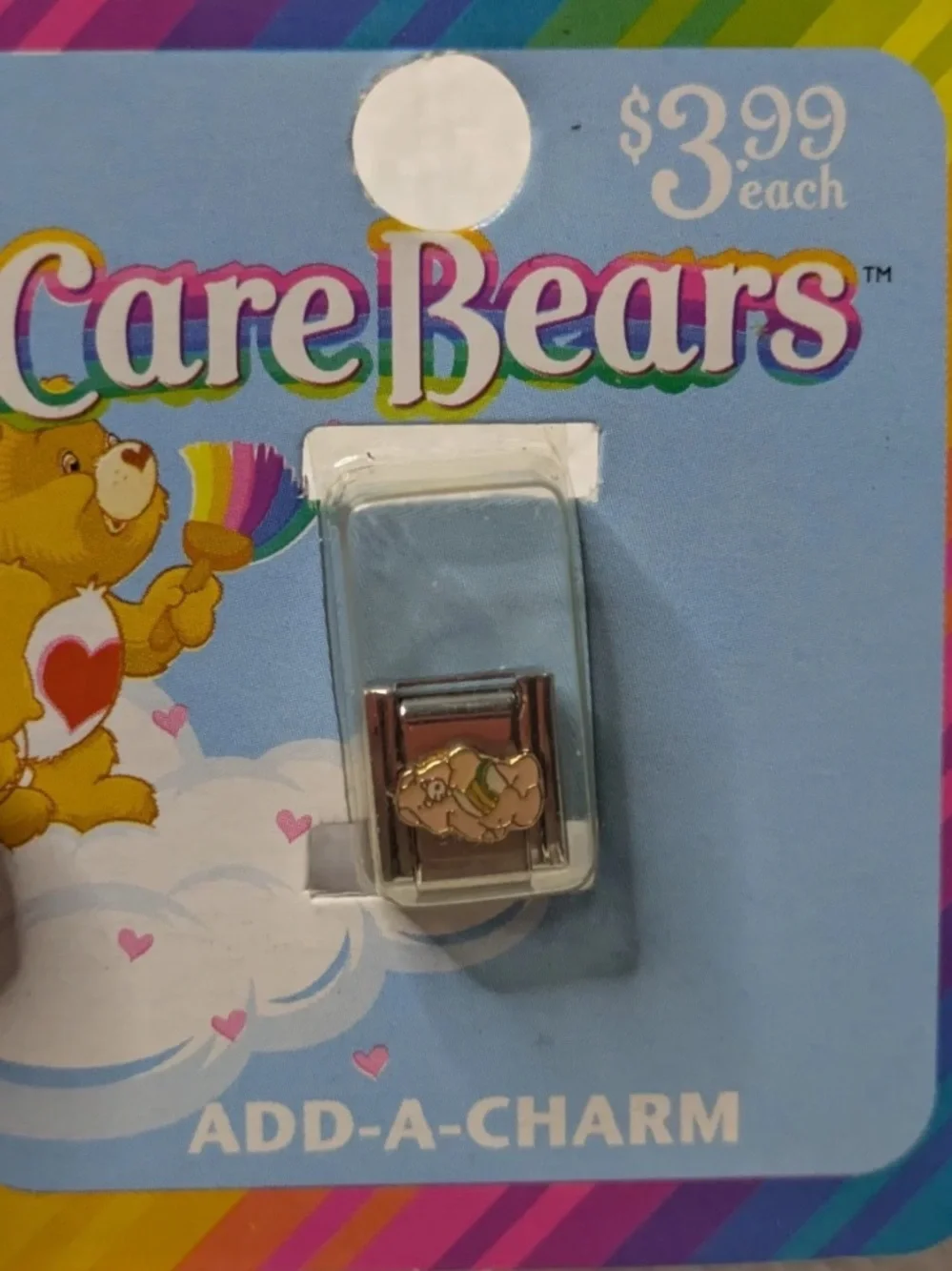 Care Bears Multi-Color Charm Earrings and Add-A-Charms Set